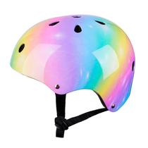Capacete Bienbee Kids Bike Skate Rainbow Girls 3-14 anos