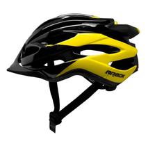 Capacete Bike Arbok Raptor Preto e Amarelo