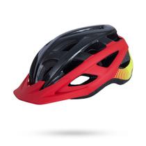 Capacete Bike Asw Fun Com Iluminação Segurança Verm Tam P/ M