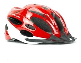 Capacete Bike Ciclismo Absolute Nero Mtb Speed Com Pisca Led