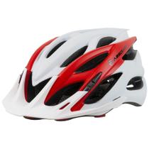 Capacete Bike Ciclismo Bicicleta Mtb Wild Tamanho G 58-61 Branco/Vermelho Absolute