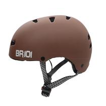 Capacete Bike Ciclismo Skate Patins Patinete Profissional Marrom Fosco Viseira Fume