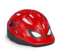 Capacete Bike Infantil Spider Man Com Regulagem 50 a 56cm Nathor