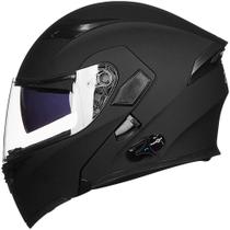 Capacete Bluetooth para motocicleta ILM 902BT PRO Matte Black XL