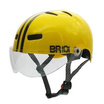 Capacete Br 101 Urbano Amarelo Vision Cristal Gg