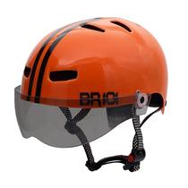 Capacete Br 101 Urbano Laranja Vision Fume G