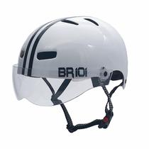 Capacete Br 101 Urbano Profissional Branco Vision Cristal G