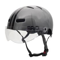 Capacete Br 101 Urbano Profissional Prata Vision Cristal Pp