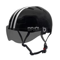 Capacete Br 101 Urbano Profissional Preto Vision Fume P