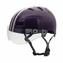 Capacete Br 101 Urbano Profissional Roxo Vision Cristal G