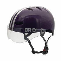 Capacete Br 101 Urbano Profissional Roxo Vision Cristal M