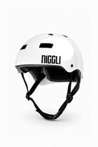 Capacete branco n1 brilho niggli Capacete branco n1 brilho niggli