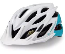 Capacete Ciclismo Absolute Mia C/ Led Speed Branco/Verde P/M