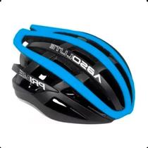 Capacete Ciclismo Absolute Prime Bicicleta Mtb Speed Cor:Preto/AzulTamanho:G