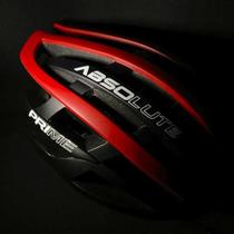 Capacete Ciclismo Absolute Prime Preto E Vermelho