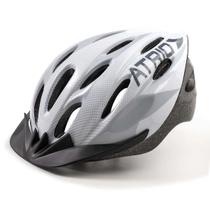 Capacete Ciclismo Adulto M Atrio MTB 2.0 BI164 Branco/Cinza com Led