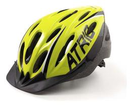 Capacete Ciclismo Adulto M Atrio Mtb 2.0 Verde/preto Com Led Cor Verde