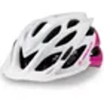 Capacete Ciclismo Bike Absolute Mia Piscaled Branco/rosa