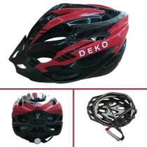 Capacete Ciclismo Bike ajustável com Sinalizador Led leve e resistente masculino feminino 21 cores