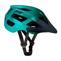 Capacete Ciclismo Bike Asw Accel Dots Verde Preto