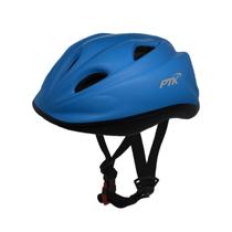 Capacete Ciclismo Bike Infantil Kids Fosco Azul Fosco