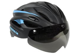 Capacete Ciclismo Bike Zeray Ajustável Lente Solar Led Mtb