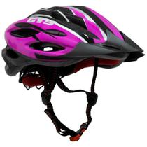 Capacete Ciclismo com led GTS Outmold FJH-35 Rosa G - GTSM1