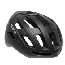 Capacete Ciclismo GTA Rider In-Mold Preto 54-58cm com Sinalizador Traseiro