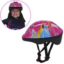 Capacete Ciclismo Infantil Rosa Princesas Disney Crianca bebe - ELEMENT