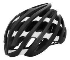 Capacete Ciclismo Light Road Preto E Branco Tam G 58/61 Mtb - Polisport