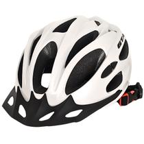 Capacete Ciclismo Mtb 20 Entradas De Ar Com Led Branco Gta