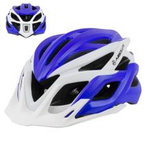 Capacete Ciclismo Mtb Absolute Wild Led Tam G Branco / Azul Capacete Ciclismo Mtb Absolute Wild Led Tam G Branco / Azul