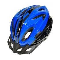 Capacete Ciclismo Mtb Azul Preto Inn Mould Deko