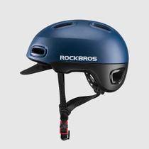 Capacete Ciclismo ultraleve ajustável com Aba unissex - Rockbros