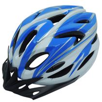 Capacete Cly In Mold Mtb/urbano para Ciclismo L 58-62cm Azul-branco
