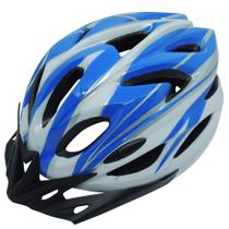 Capacete Cly In Mold Mtb/urbano para Ciclismo L 58-62cm Azul-branco - CLY COMPONENTS