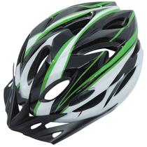 Capacete Cly In Mold Mtb/urbano para Ciclismo L 58-62cm Verde-branco