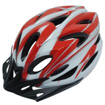 Capacete Cly In Mold Mtb/urbano para Ciclismo L 58-62cm Vermelho-branco - CLY COMPONENTS