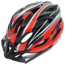 Capacete Cly In Mold Mtb/urbano para Ciclismo L 58-62cm Vermelho-preto