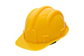 Capacete com Aba Frontal Amarelo Capacete com Aba Frontal Amarelo