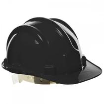 Capacete Com Carneira Plastcor Plastico Preto