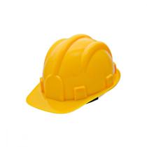 Capacete Com Carneira Prosafety Plastico Amarelo Wps0873