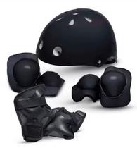 Capacete com kit proteção Little child Rava Play