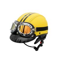 Capacete Coquinho Br 101 Amarelo Com Pala Retro Amarelo G