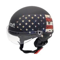 Capacete Coquinho Kraft Esportivo Premium Com Viseira Lancamento USA