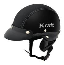 Capacete Coquinho Kraft Esportivo Premium Semi Revestido Preto