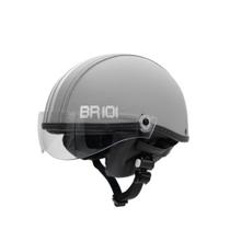 Capacete Coquinho Scooter Elétrica Bike Cinza Viseira Capacete Coquinho Scooter Elétrica Bike Cinza Viseira