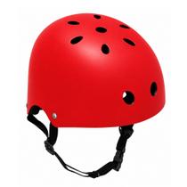 Capacete Coquinho Skate Bicicleta Bmx Skate Patins Patinete C/ Regulagem Cor Preto Vermelho - Capacete Coquinho Skate Bicicleta Bmx Skate Patins Patinete C/ Regulagem Cor Preto Vermelho -
