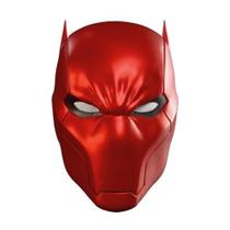 Capacete Cosplay, Red Hood K.O , FDM 3D PLA, Adulto Capacete Cosplay, Red Hood K.O , FDM 3D PLA, Adulto