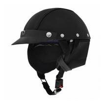 Capacete Couro Coquinho aberto